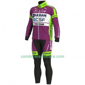 Combinaison Cycliste M/L + Collant à Bretelles 2020 Bardiani-CSF N001
